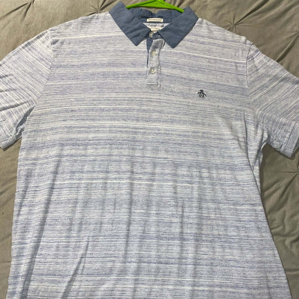 Original Penguin Blue Polo Shirt